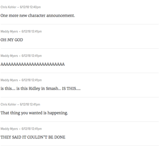 Illustration for article titled The Internet Reacts To Super Smash Bros. Ultimate